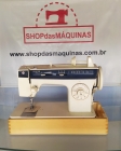 Maquina de Costura Singer 875 Azul Nova de Mostruário Completa