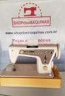 Maquina de Costura Singer 667 Multiponto Nova de Mostruário Sem Uso Completa com Acessórios Inteira de Ferro
