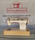 Maquina de Costura Singer 3102 Prata Nova de Mostruário Completa