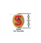 Emblema Medalhão Maquina Singer 247 248 e Outras Antigas Original Decalque Para Restaurar Maquinas de Costura