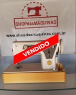 Maquina de Costura Singer 666 Multiponto Nova de Mostruário Sem Uso Completa com Acessórios Inteira de Ferro
