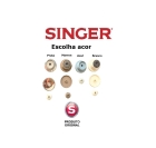 Kit Prendedor Retróz e de Cone de Linha Porta Carretel Singer