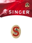 Medalhão Singer 660 666 667 Ponto de Ouro Antigas e Outras Logo de Acabamento