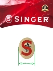 Medalhão Singer 660 666 667 Ponto de Ouro Antigas e Outras Logo de Acabamento