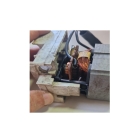 Motor Embutido para Maquinas de Costura Antiga de Suporte Fixo e Tampa de 2 Parafusos