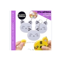 Fita Métrica de Costureira Retrátil de Bichinho Gatinha