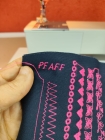 Maquina de Costura Eletr&ocirc;nica Profissional de Bordados e Nomes Pfaff Creative 7560